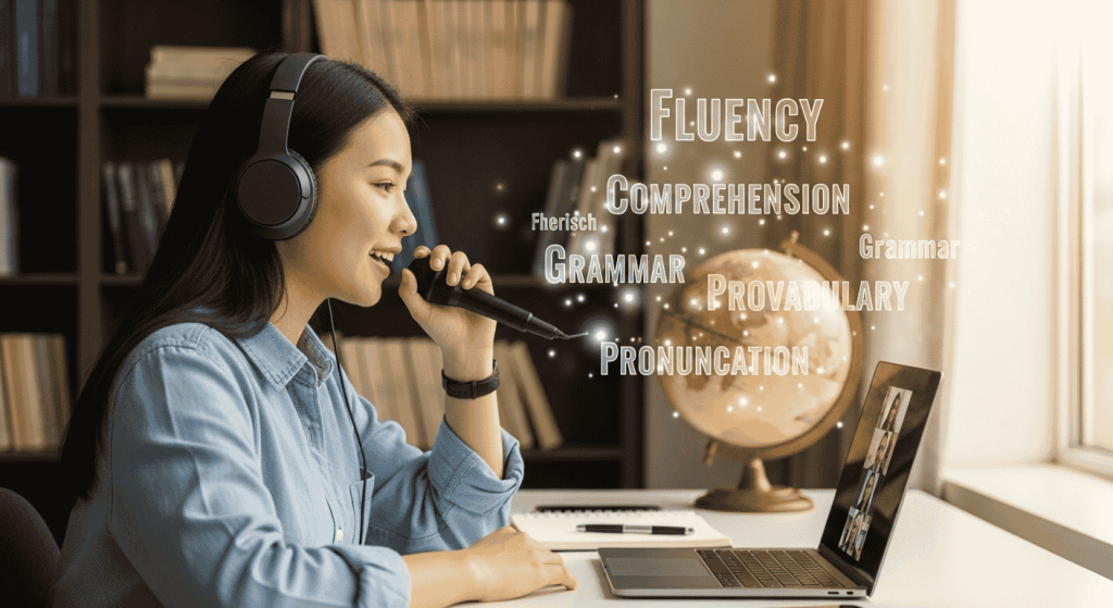 fluent English in one year