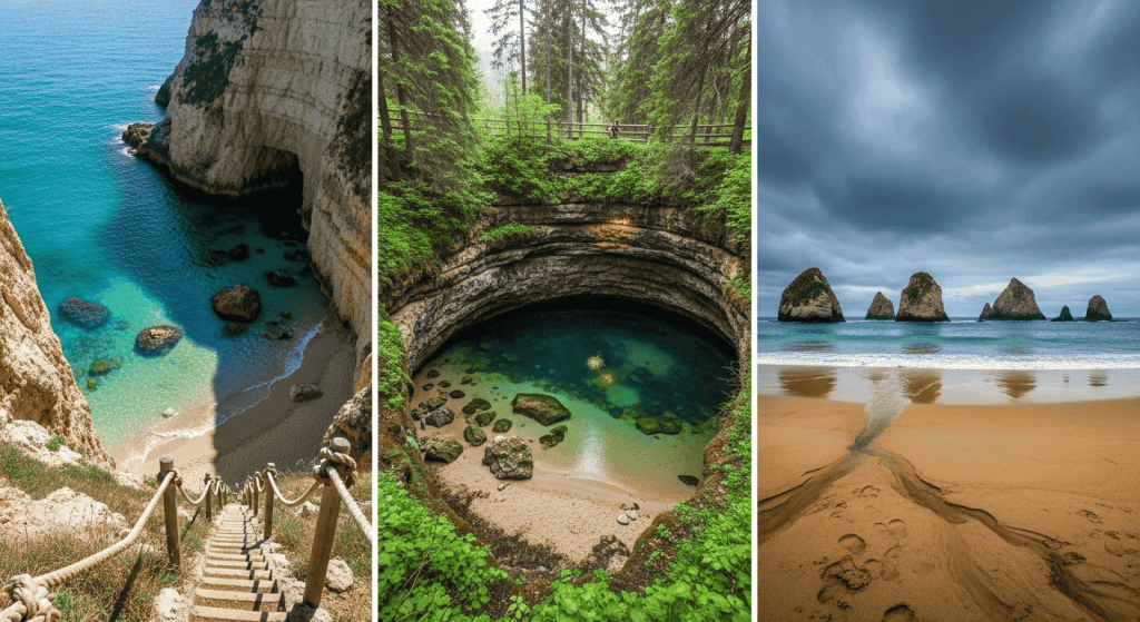 hidden beaches in Europe