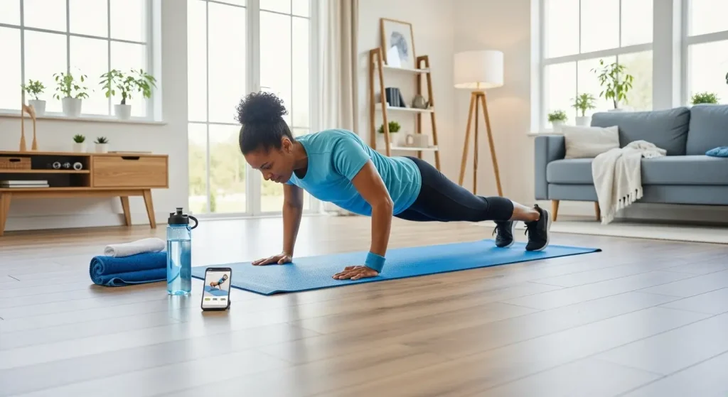 fitness routines at home