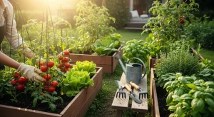home vegetable garden