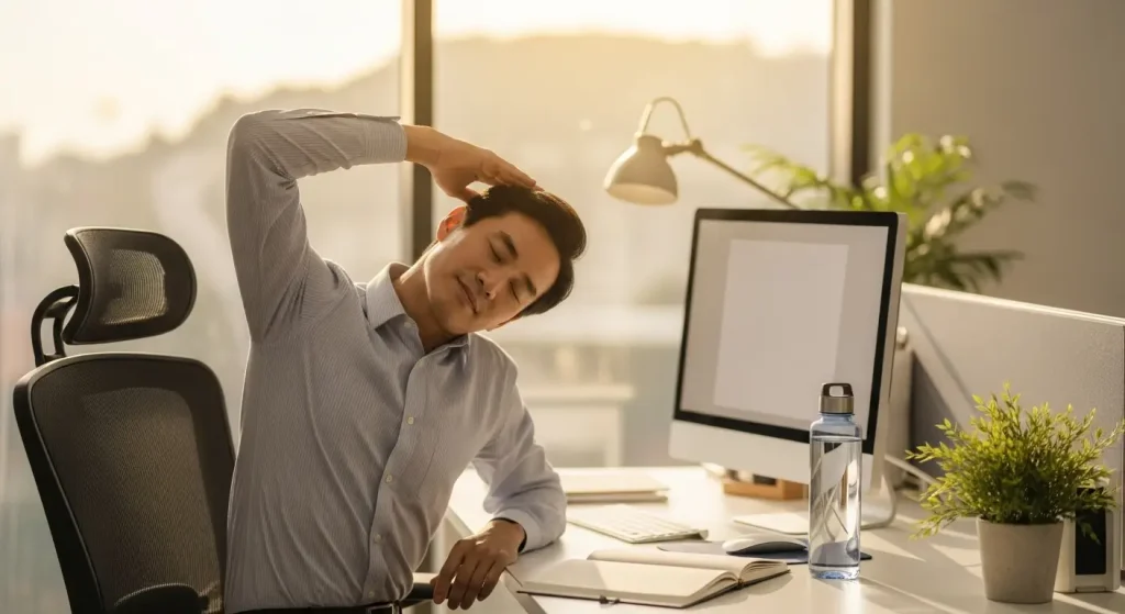 office desk stretches